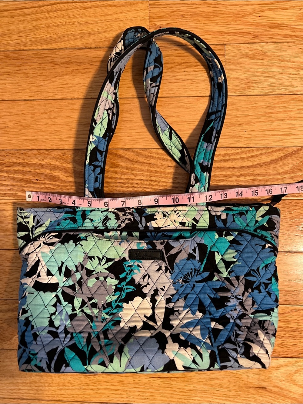 Vera Bradley Tote Bag in Blue & Teal